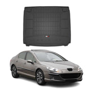 Tapis de Coffre pour Peugeot 407 2004-2011 TPE Noir