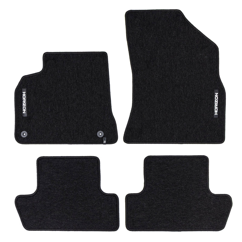 Tapis de Sol de Voiture pour Peugeot 5008 I 2009-2016 Velours Imperméable 4Pcs