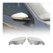 Coques de Rétroviseurs pour VW Scirocco III 2008-2017 en Acier Chromé Argent