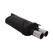 Échappement arrière Novus pour Mercedes Classe C W202/W208 2x76mm RL-Design ABE