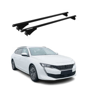 Tiger Barres de toit transversales pour Peugeot 508 SW 2018-2025 Noir