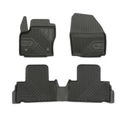 Tapis de Sol de Voiture pour Ford Galaxy II 2009-2015 TPE Imperméable Noir 4Pcs