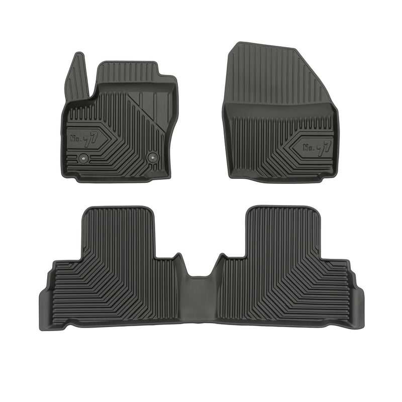 Tapis de Sol de Voiture pour Ford Galaxy II 2009-2015 TPE Imperméable Noir 4Pcs