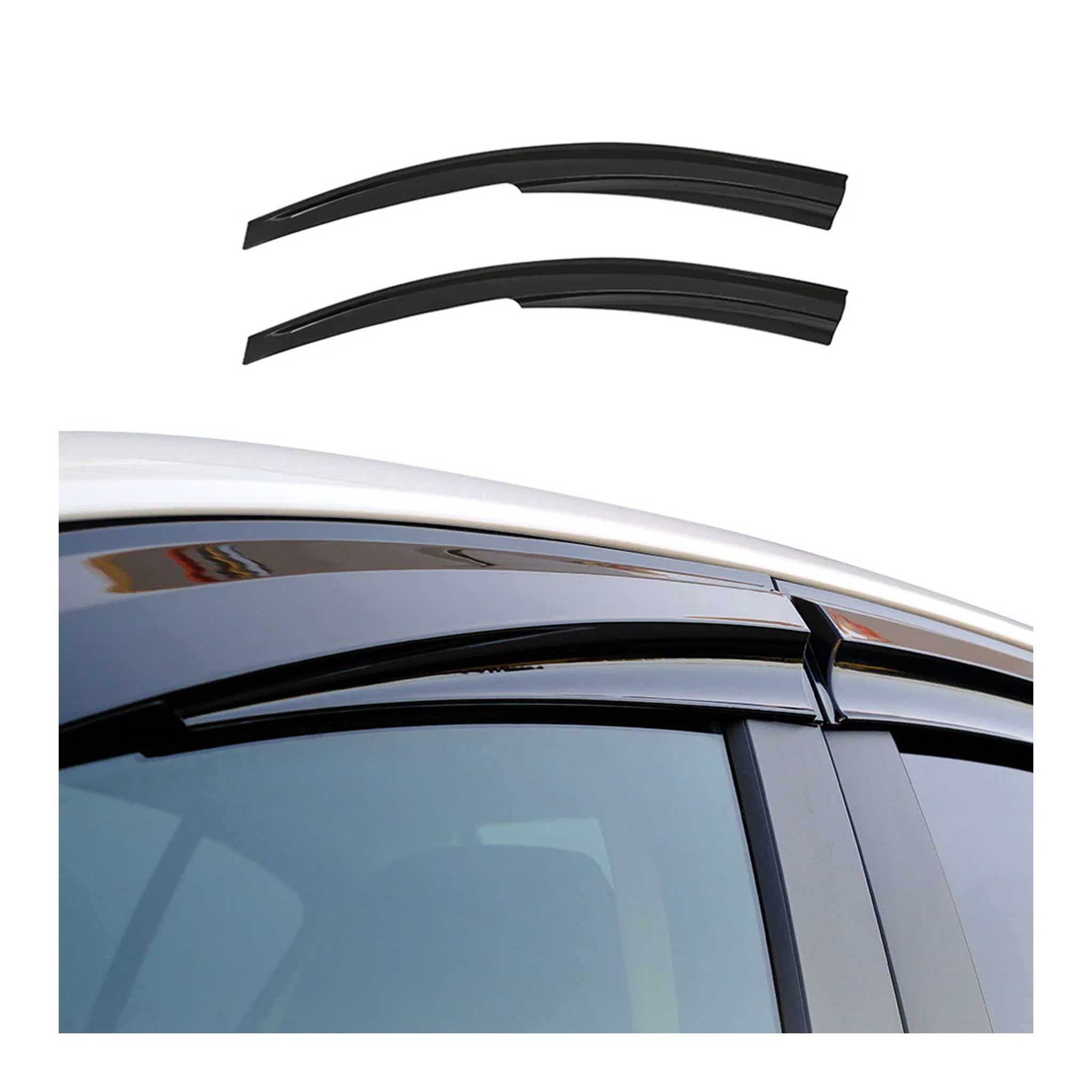 Déflecteurs De Vent Pluie D'air pour Dacia Jogger 2021-2026 Acrylique 2 Pcs