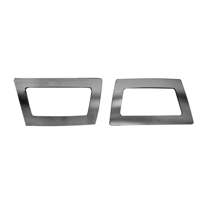 Cadre de Clignotant latéral pour Opel Corsa E 2015-2019 en acier inox Foncé 2Pcs