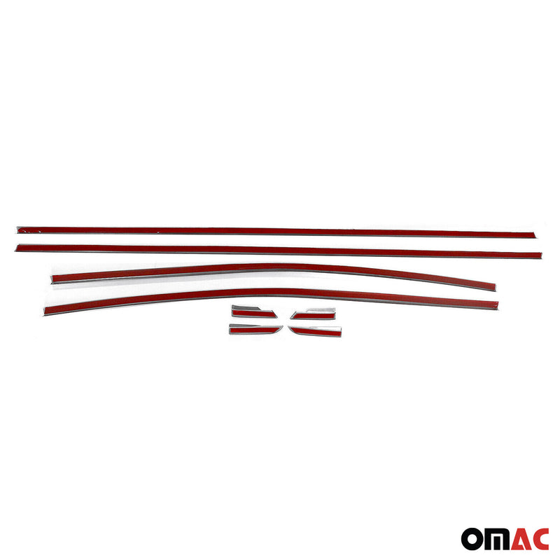 Garniture De Fenêtre pour Renault Clio V 2019-2025 Inox Chromé 8x