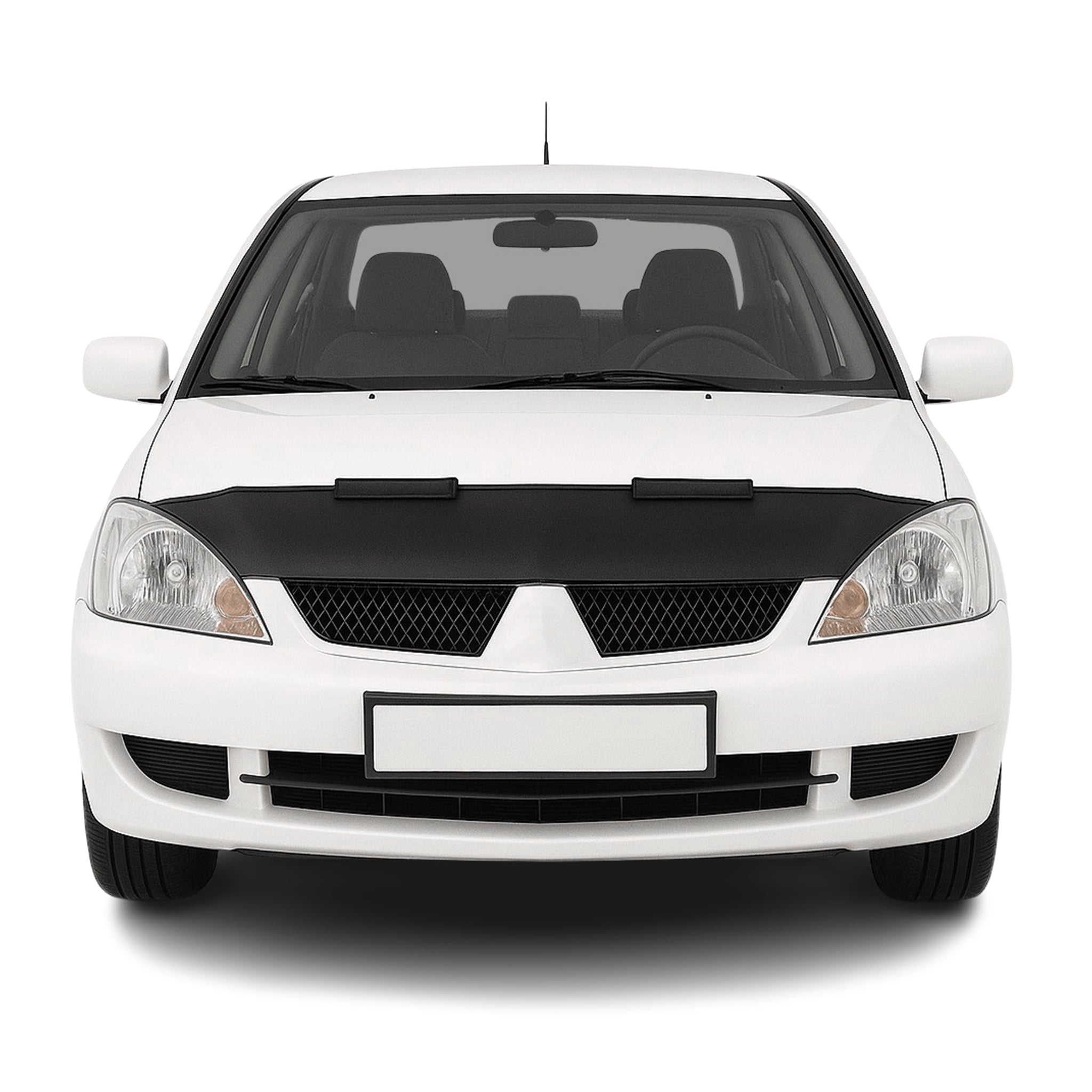 Protège Capot pour Mitsubishi Lancer 2004-2007 Masque de voiture vinyle Noir
