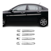 Couverture Poignée de porte pour Hyundai Accent Berline 2005-2011 inox Chromé
