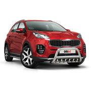 Pare-Buffle Avant Pour Kia Sportage 2015-2021 en Acier Inoxy Argent