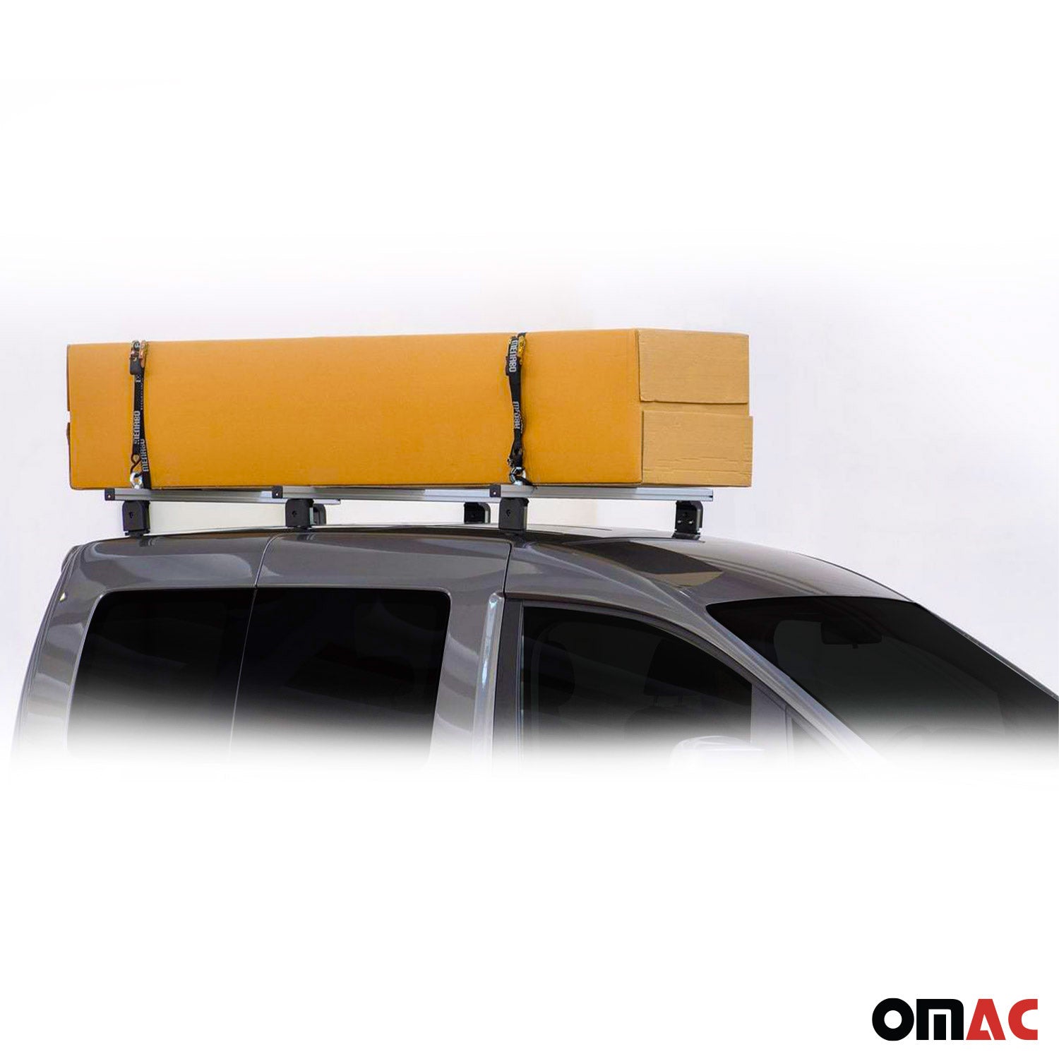 Barres de toit Transversales pour Mercedes Sprinter 2018-2026 Aluminium Gris 6x
