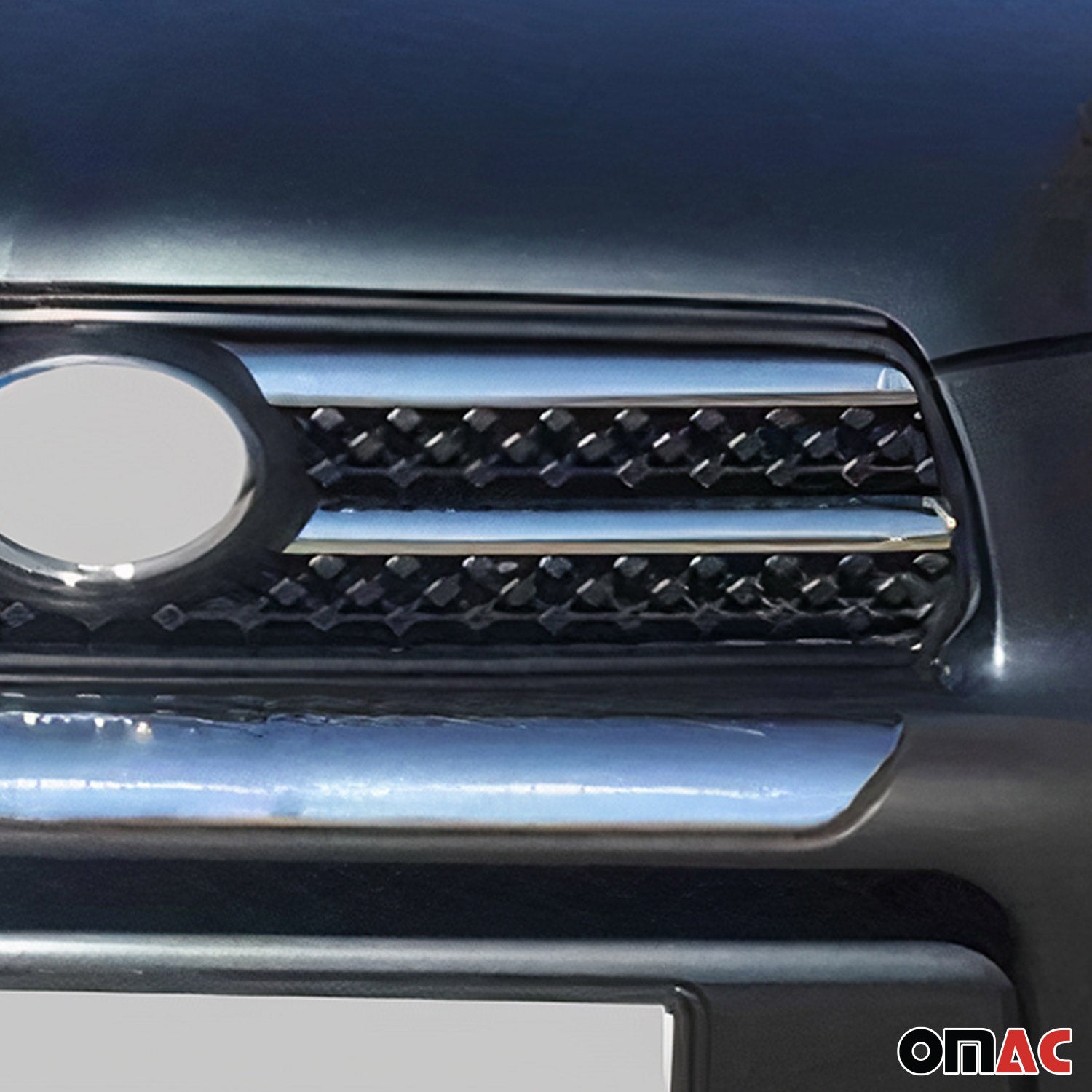 Moulure de Grille de Calandre pour Toyota RAV4 2006-2009 Chromé 4Pcs