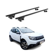 Barres de Toit transversales pour Dacia Duster mk3 2024-2026 Aluminium Noir 2x