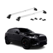 Barres de toit transversales pour Jaguar F-Pace 2016-2025 Aluminium Gris 2x ABE