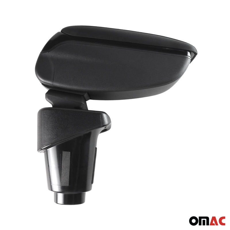 Accoudoir pour Fiat 500L 2013-2017 Vinyl Abs Noir Coulissant