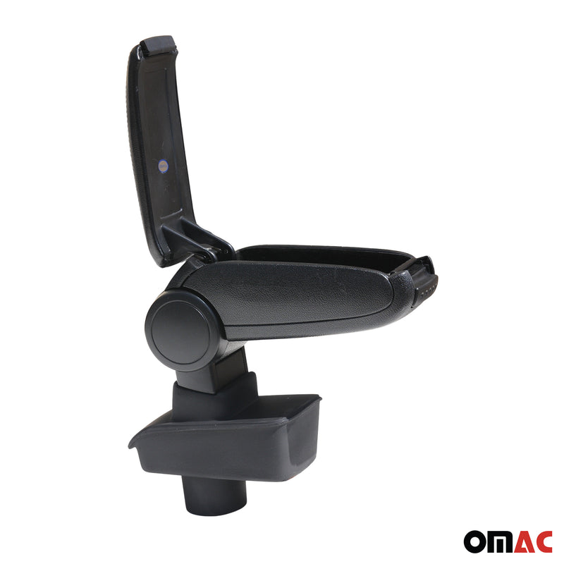 Accoudoir pour Ford Fiesta Break Berline 2009-2016 Vinyl Abs Noir