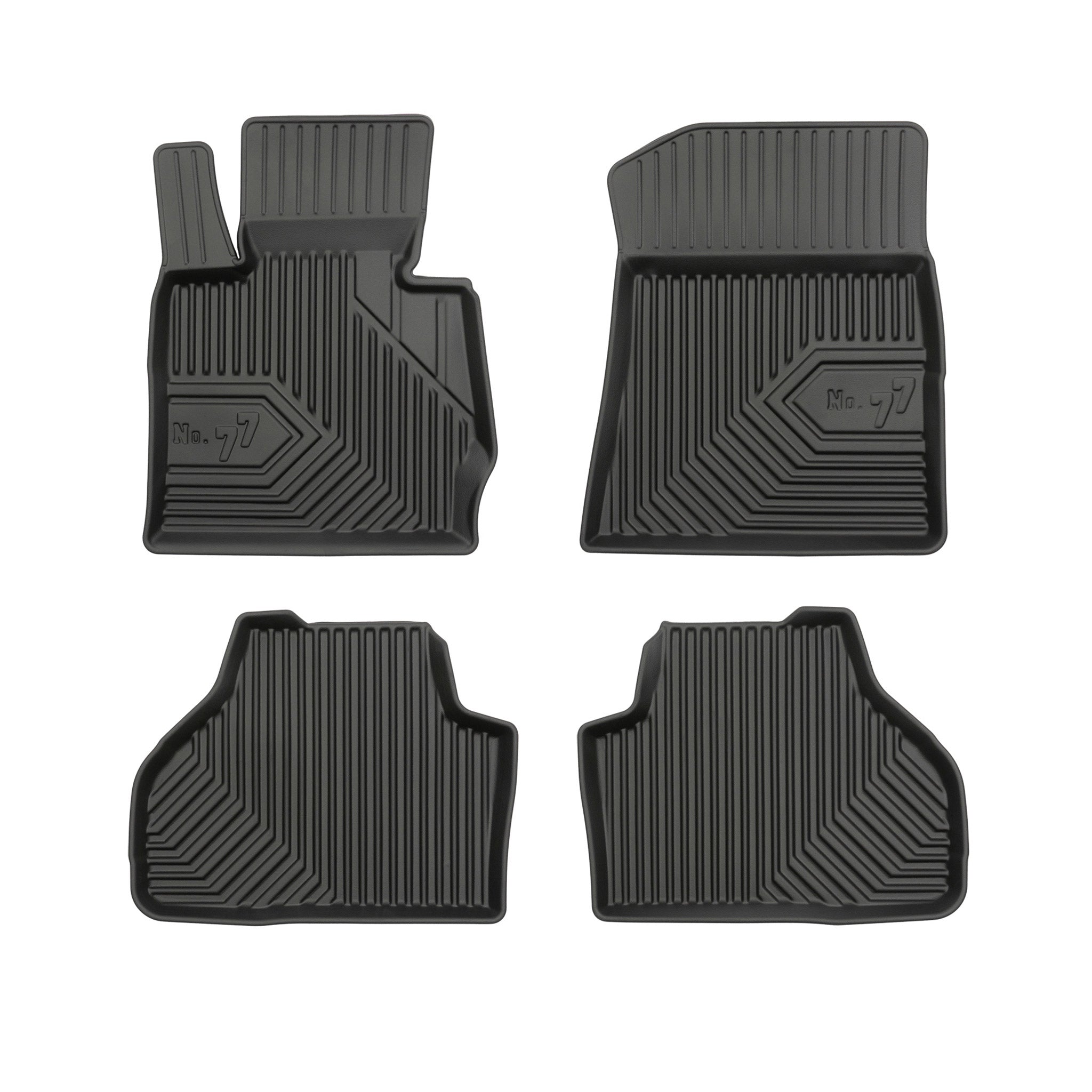 Tapis de Sol de Voiture pour BMW X3 F25 2010-2017 TPE Antidérapant Noir 4Pcs
