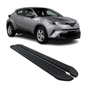 Marchepieds Latéraux pédale pour Toyota C-HR 2016-2023 Noir Aluminium 2Pcs