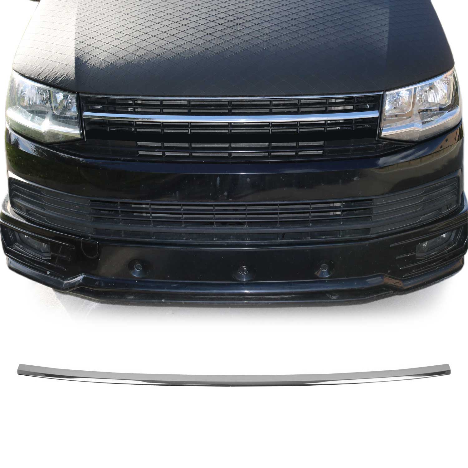 Moulure Grille de Calandre pour VW T6 Transporter 2015-2019 Acier vert