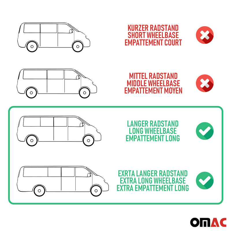 Rideaux pour Citroen Jumpy 2017-2025 L3 Double Porte Coul. & Battante Beige 14x