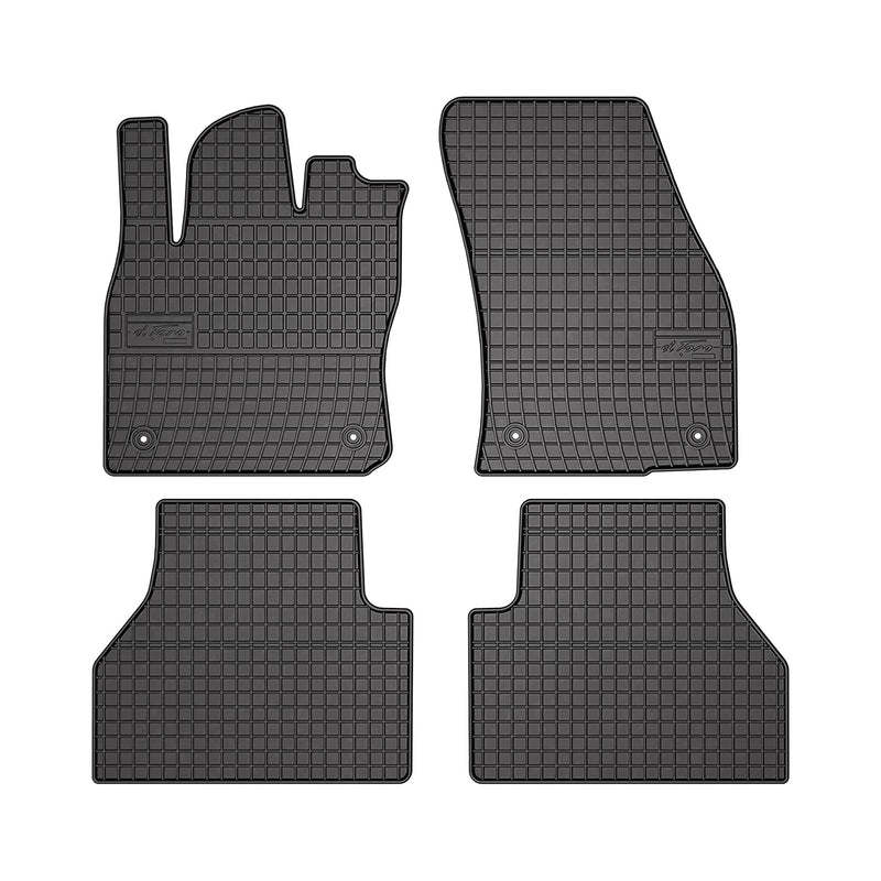 Tapis de Sol pour VW Caddy 2020-2022 Caoutchouc Noir