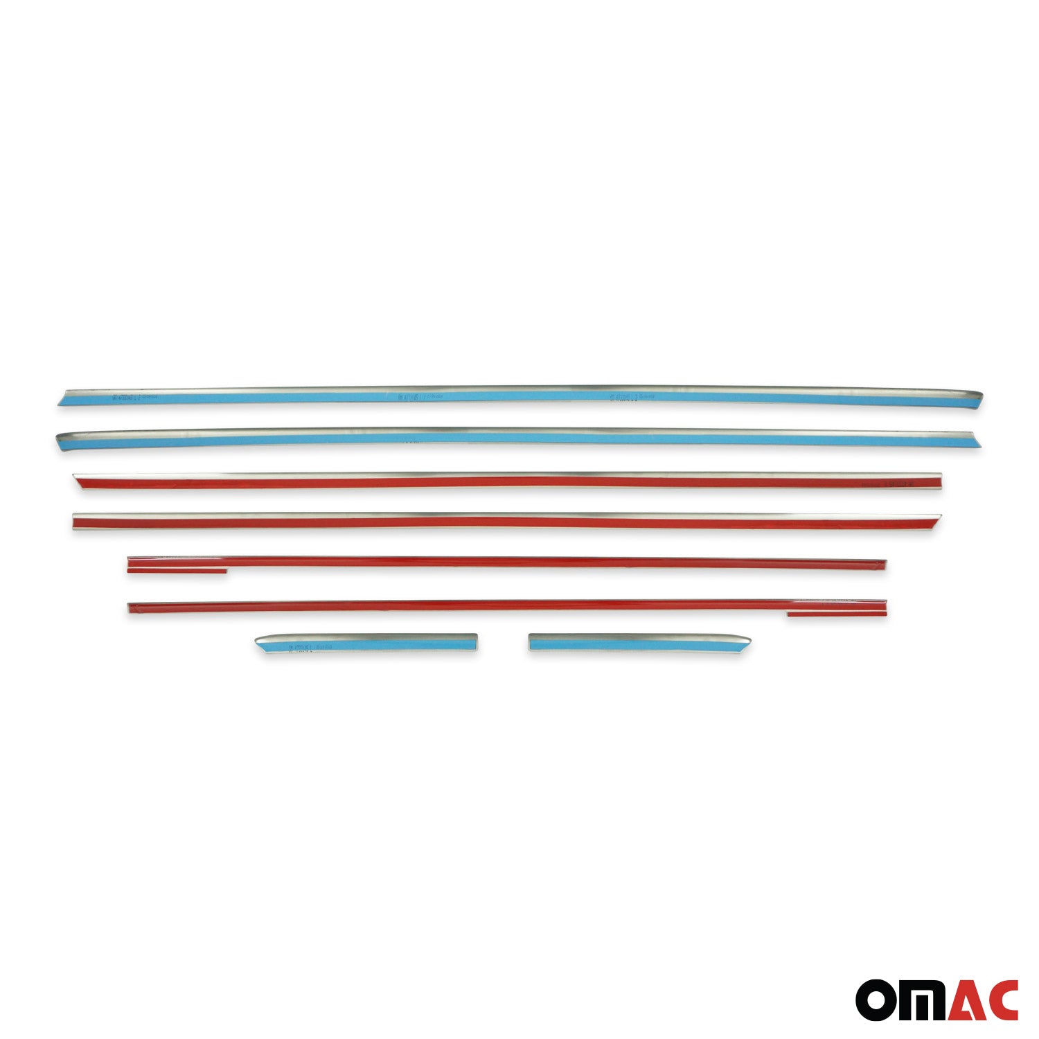 Garniture de Fenêtre pour Mercedes Vito W447 L3 2014-2026 Acier Inox 8Pcs