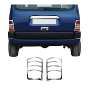 Cadre de Feu Stop Arrière pour Peugeot Partner 1996-2008 acier inox 2 Pcs