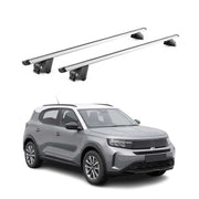 Barres de toit transversales pour Opel Frontera 2024-2026 Aluminium Gris ABE