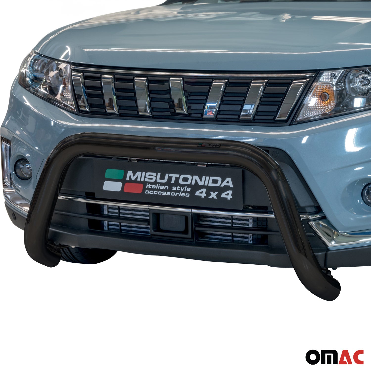 Pare-buffle Avant pour Suzuki Vitara 2019-2026 76 mm en Acier Noir