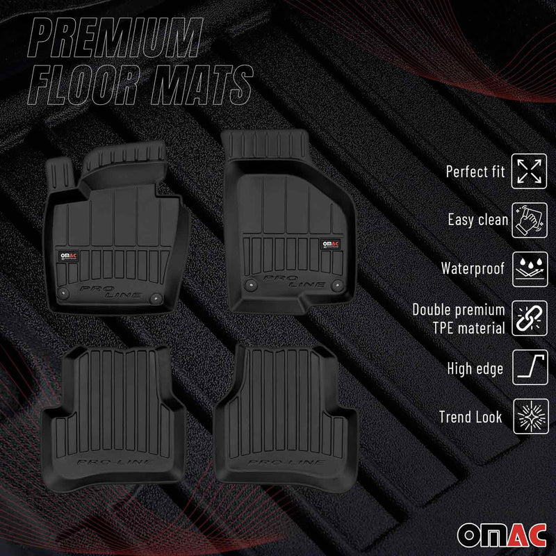 Tapis de Sol pour VW Passat B6 2005-2010 TPE Noir