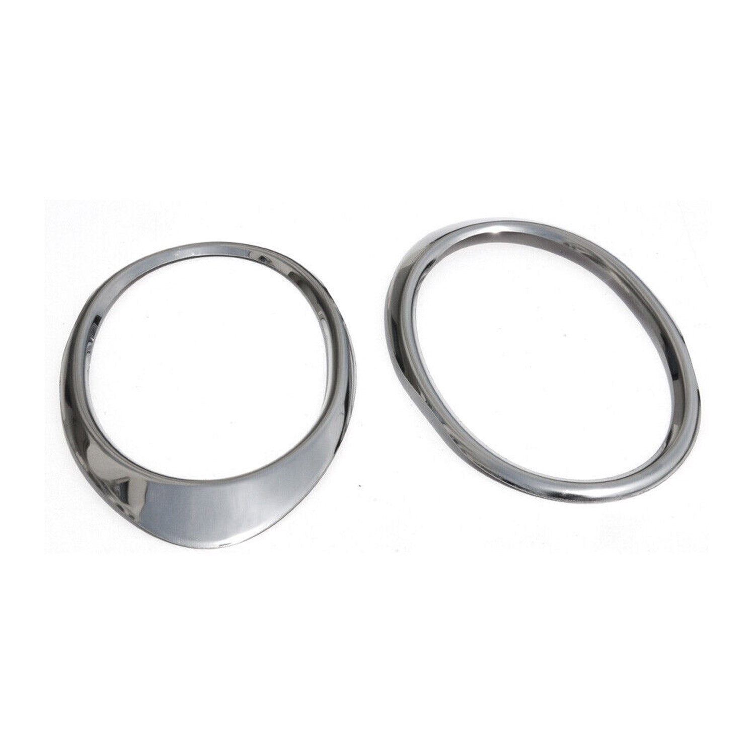 Cadre Phare Antibrouillard pour VW Jetta 2010-2014 en acier inox Chromé