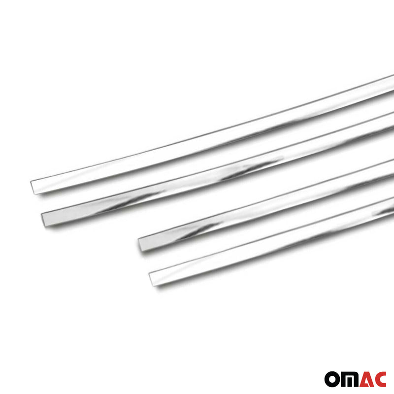 Couverture de Seuil de porte pour Mercedes W201 1982-1993 acier inox chromé 4Pcs