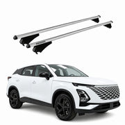 Menabo Barres de toit pour Chery Tiggo 9 2025-2026 Argenté Aluminium 2 Pièces
