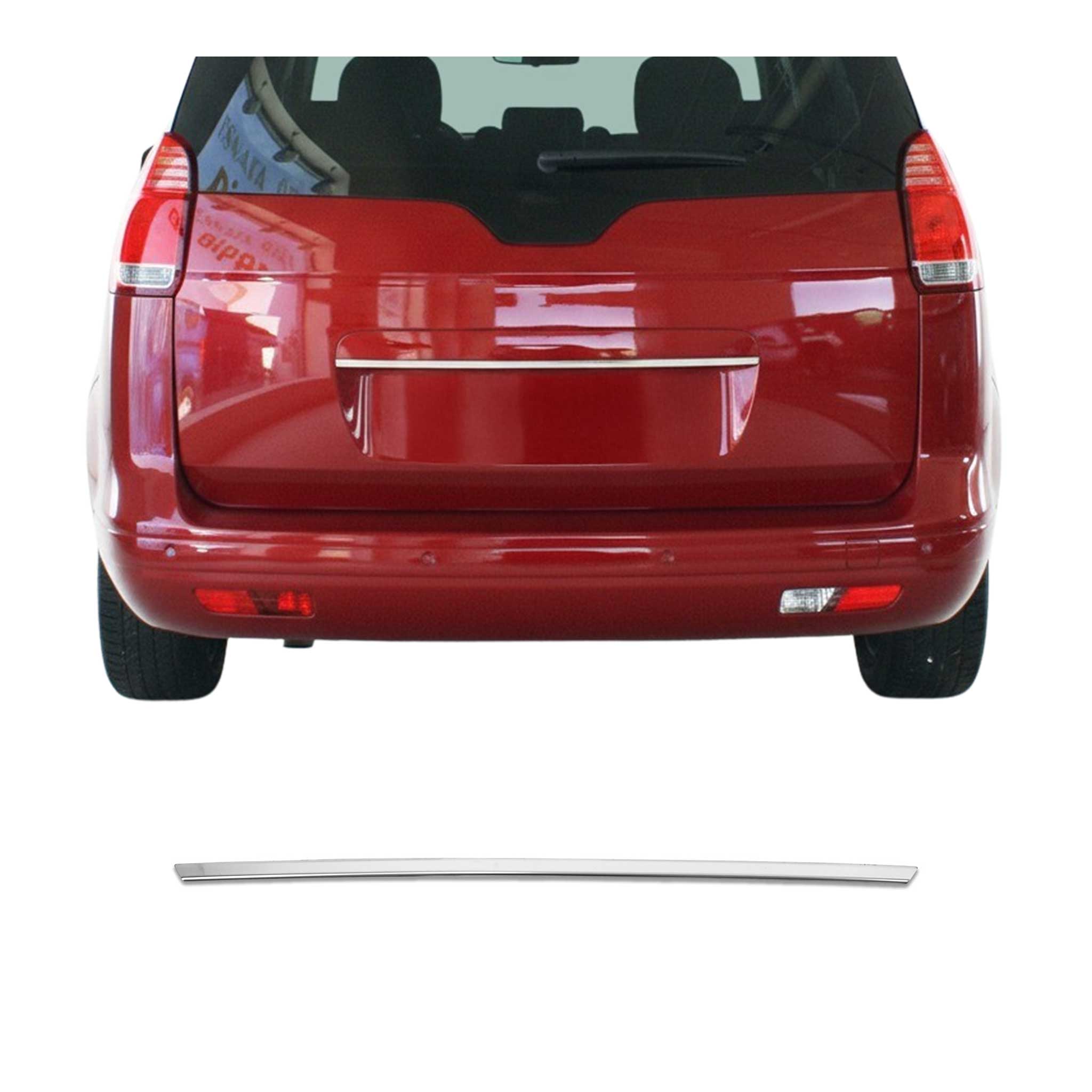 Garniture de Hayon Coffre pour Peugeot 5008 2009-2016 acier inox