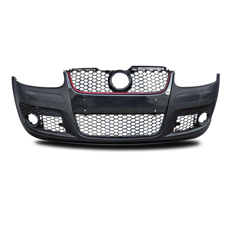 Pare-choc avant look GTI avec grille de nid d'abeille pour VW Golf 5 2003-2008