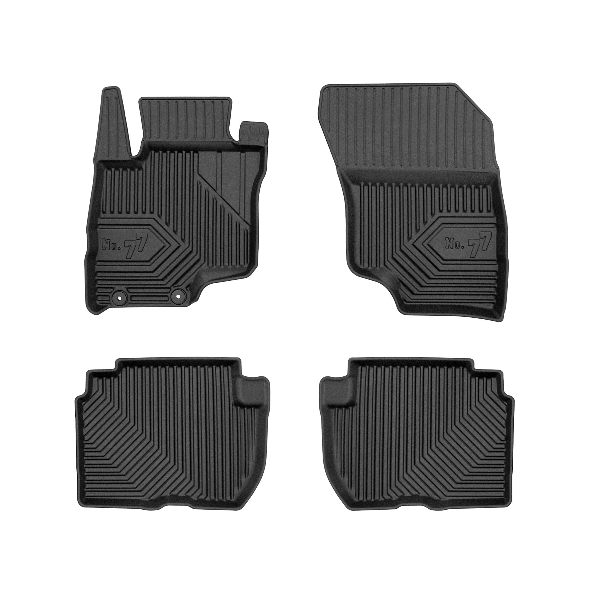 Tapis de Sol de Voiture pour Mitsubishi Eclipse Cross 2018-26 PHEV TPE Noir 4Pcs
