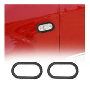 Cadre de Clignotant pour VW Sharan 1995-2010 Carbone Noir 2Pcs