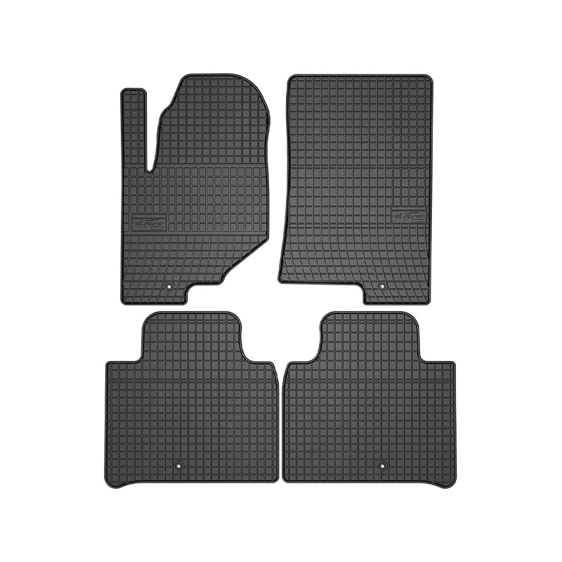 Tapis de Sol pour Ssangyong Rexton 2017-2022 Caoutchouc Noir