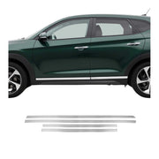 Garniture Baguette de porte latérale pour Hyundai Tucson 2015-2024 inox Brossé