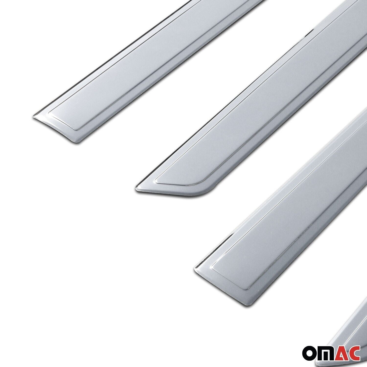 Garniture Baguette de porte latérale pour Peugeot Partner 2008-2018 inox 4Pcs
