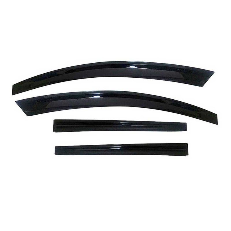 Déflecteurs de Vent pluie d'air pour VW Amarok 2010-2020 en Acrylique Noir
