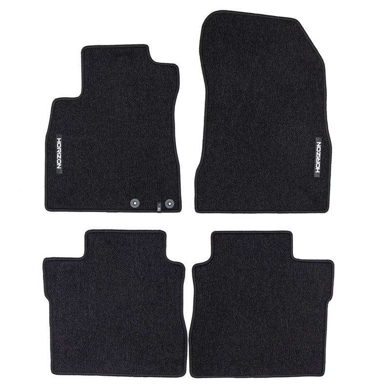 Tapis de Sol de Voiture pour Nissan Note II 2012-2025 Velours Imperméable 4Pcs