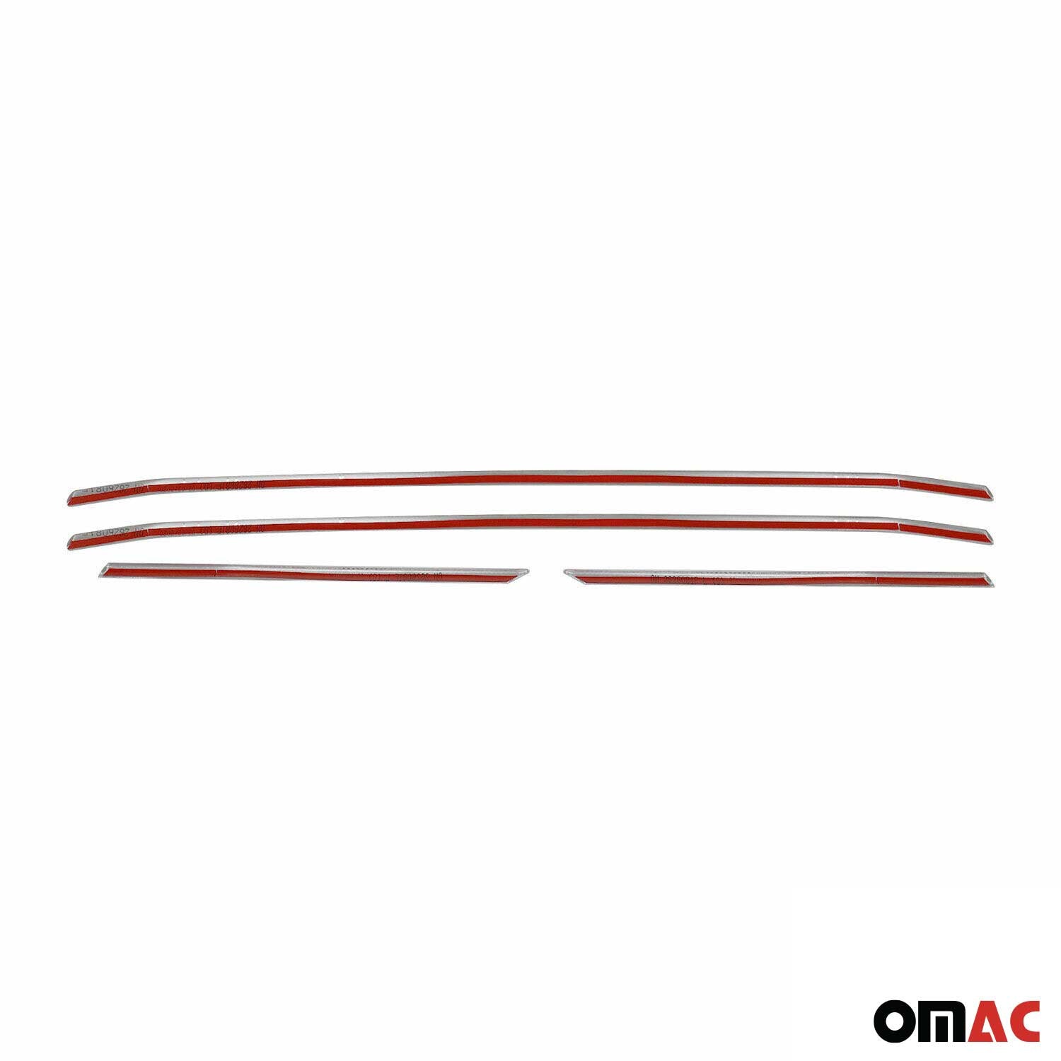 Moulure de Grille de Calandre pour Ford Transit 2018-2026 en Acier Chromé 4Pcs