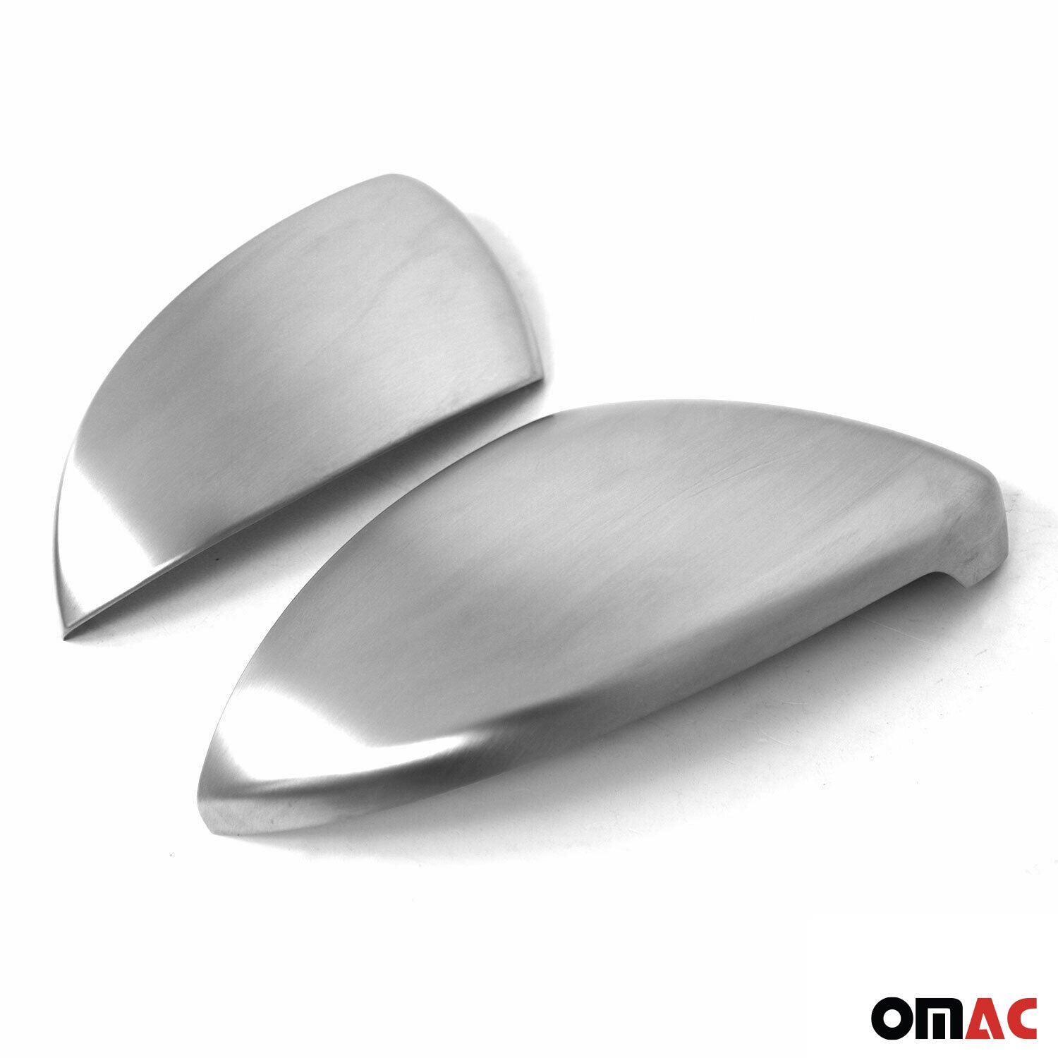 Coques de Rétroviseurs pour VW Touran 5 T1 en Acier Inoxydable Chromé Argent