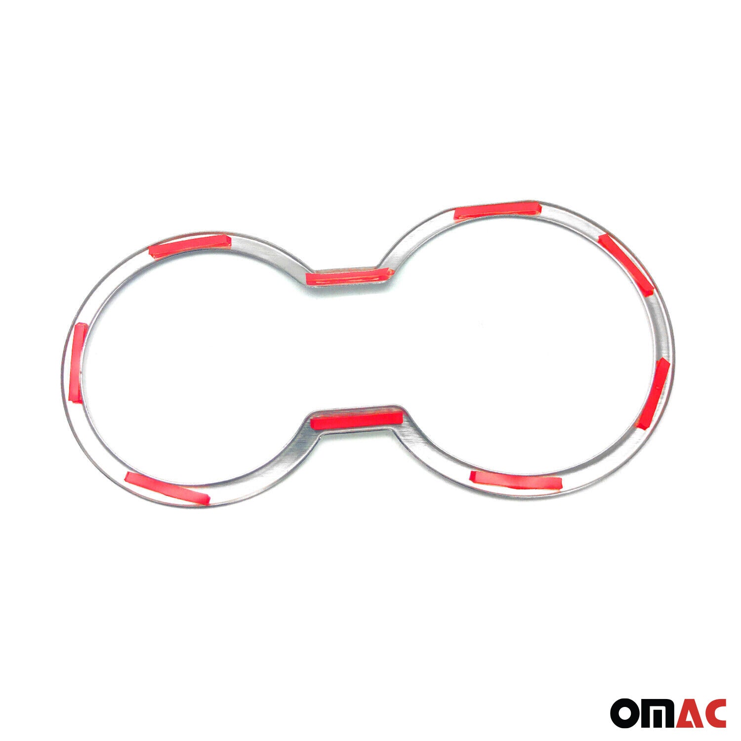 Cadre porte-gobelet pour Kia Sportage 2010-2015 acier inox chromé