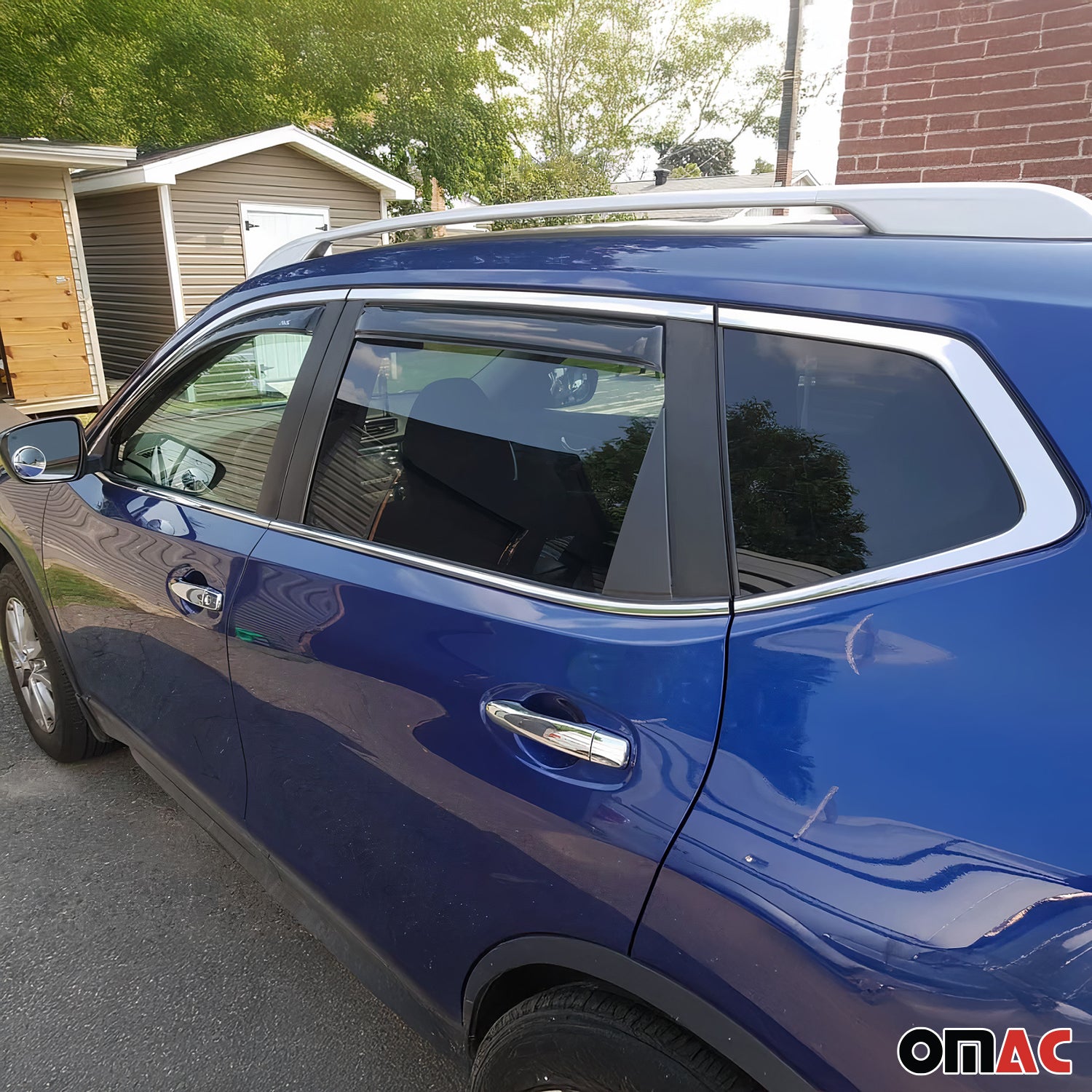 Couverture Garniture de pilier B pour Nissan X-Trail 2017-2021 acier inox 8Pcs