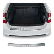 Protection de Pare-Chocs pour Skoda Rapid Berline 2012-2019 Inox brossée