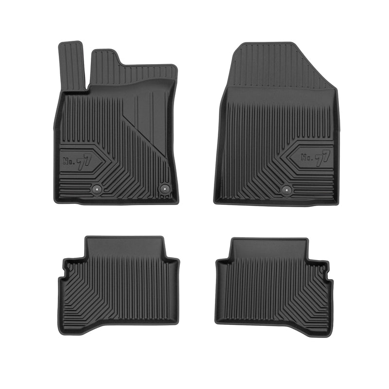 Tapis de Sol de Voiture pour Hyundai Ioniq 2016-2022 sauf PHEW TPE Noir 4Pcs