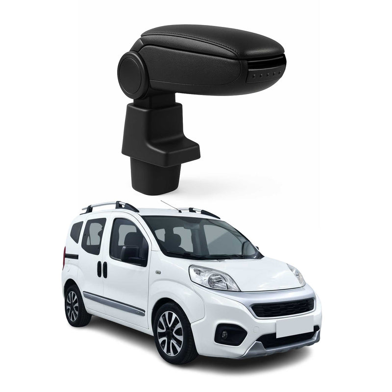 Accoudoir pour Fiat Fiorino 2008-2021 Vinyl Abs Noir