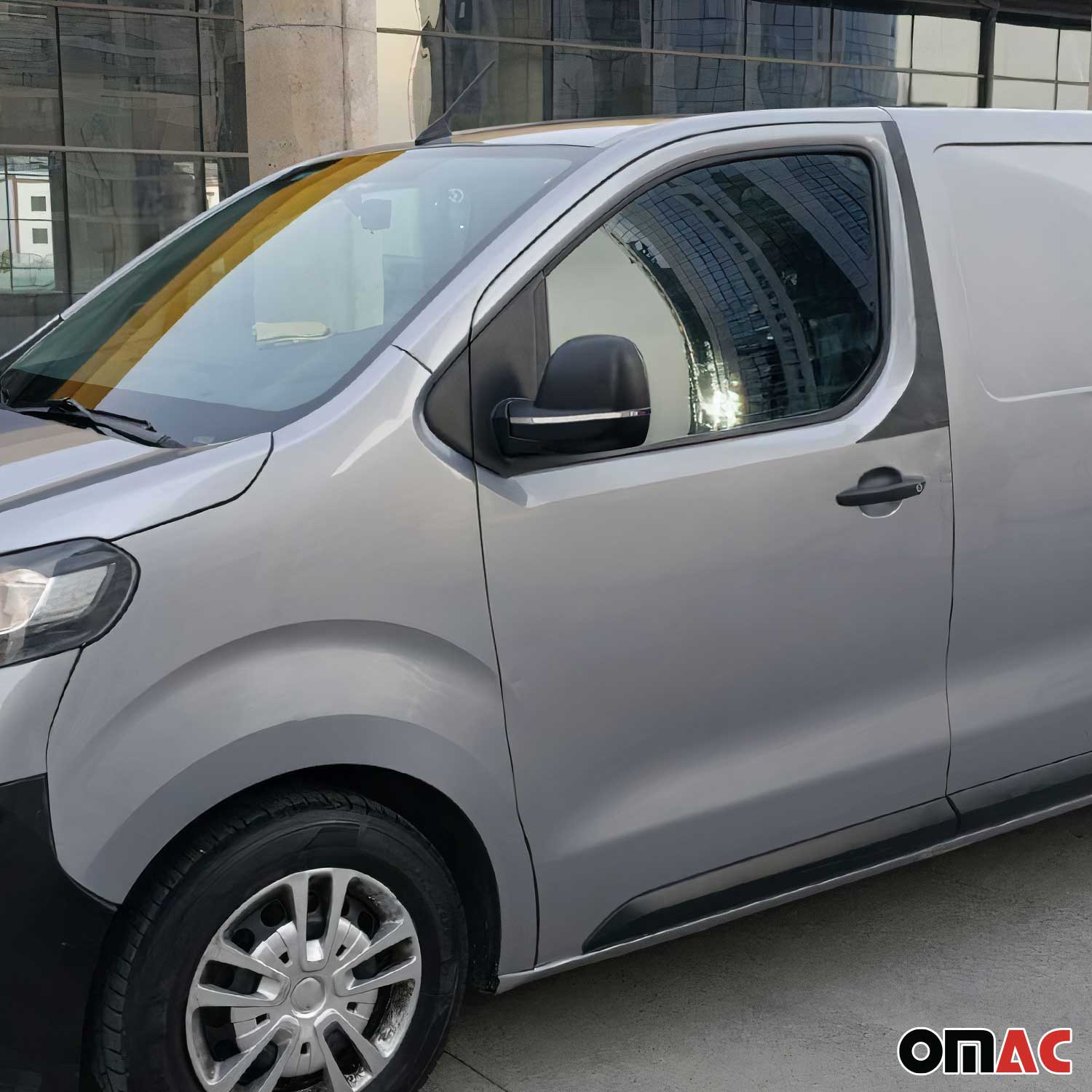 Coques de Rétroviseurs pour Opel Vivaro 2014-2019 en Acier Chromé Argent