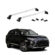 Barres de toit transversales pour Mitsubishi Outlander III 2013-21 Gris 2x ABE